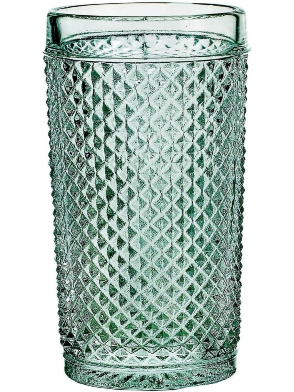 Mint Green Beverage Tumbler Glasses Set of 4 | Stylish Hiball Drinkware
